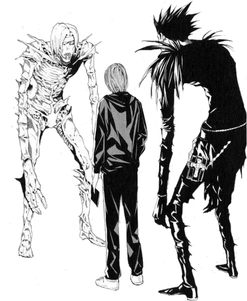 Death Note Transparent Light Yagami Death Note Ryuk Drawing Png Ryuk Png