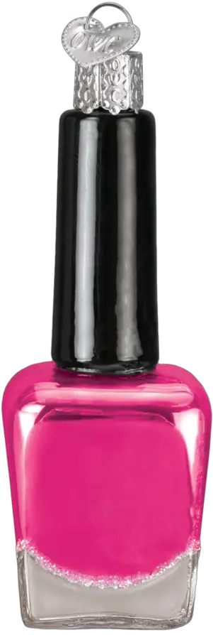 Pink Nail Polish Old World Christmas Ornament 32342 Old World Christmas Png Nail Polish Png