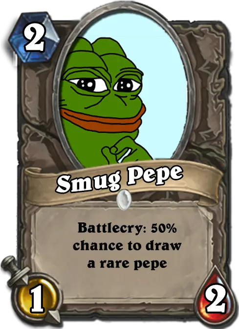 I Shall Be Merciful And Grant Hearthstone Templates Png Feelsbadman Png