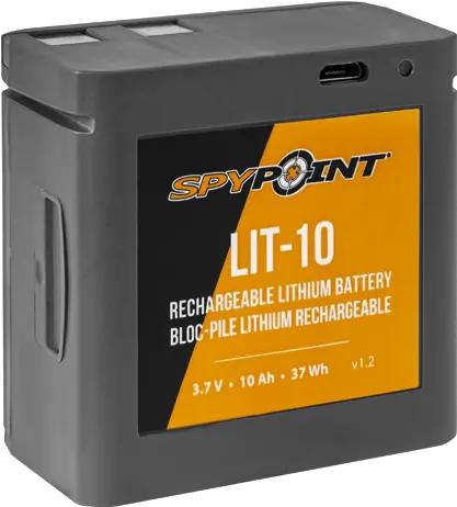 Rechargeable Lithium Battery Pack Spypoint Lit 10 Png Why Is My Battery Icon Not Showing