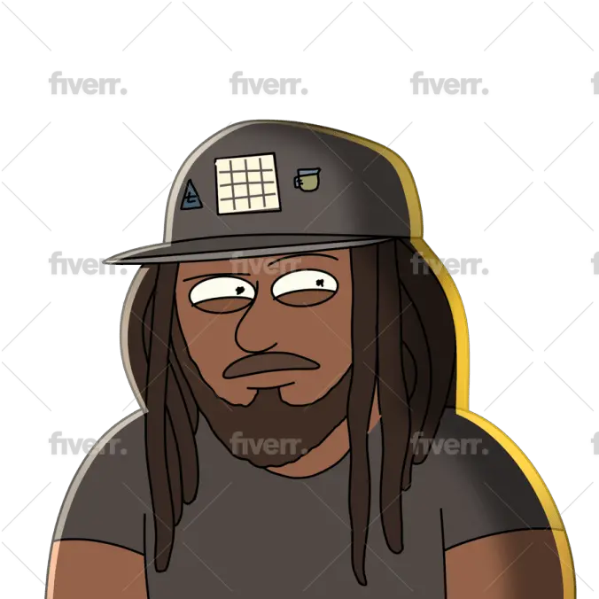 Draw You In Rick And Morty Portrait Character Cartoon Avatar Fiverr Png Rick And Morty Transparent Background