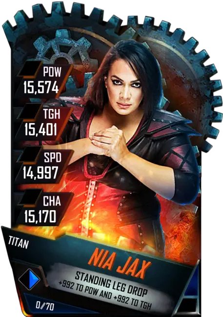 Nia Jax Finn Balor Wwe Supercard Png Nia Jax Png