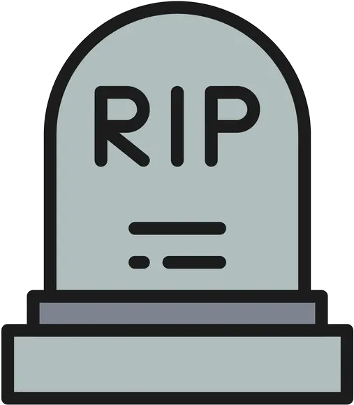 Tombstone Clipart Clipartworld Tombstone Symbol Png Rip Icon