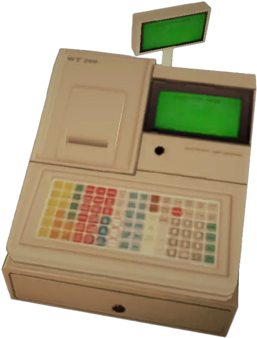 Cash Register Cash Register Out Of Cardboard Png Cash Register Png