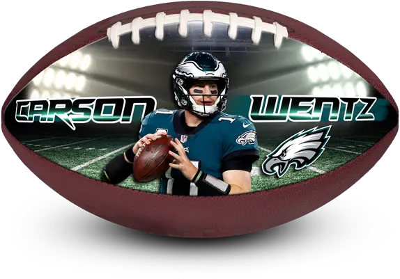 Make Aball Nfl Carson Wentz Eagles Philadelphia Eagles Png Philadelphia Eagles Helmet Png