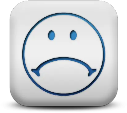 Blue Sad Smileys Clipartsco Icon Png Sad Icon