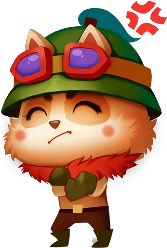 Vk Sticker 18 From Collection Teemo Download For Free Png Transparent