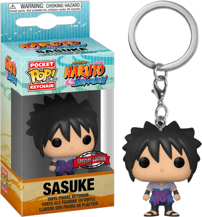 Funko Pocket Keychain Sasuke Funko Pop Keychain Png Naruto Hair Png