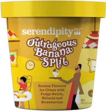 Products U2014 Serendipity Banana Split Png Banana Split Png