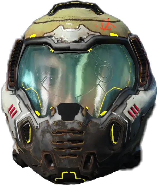 Doom Doomguy Doommarine Sticker By Anonymous Doomguy Helmet Png Doom Guy Png