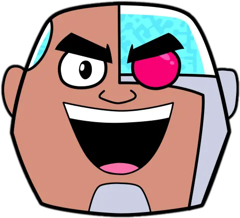 Teen Titans Go Cyborg Face Png Image