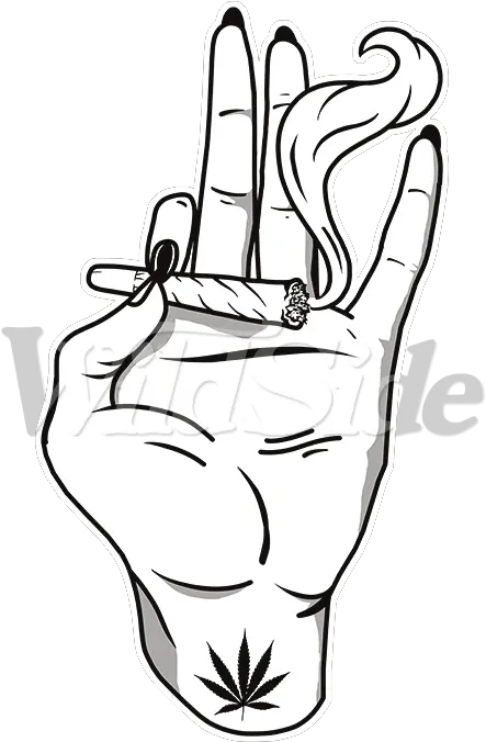 Weed Joint Png Sign Language Marijuana Joint Png