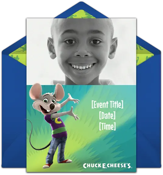 Free Chuck E Cheese Photo Invitations Chuck E Cheese Invitations Png Chuck E Cheese Png