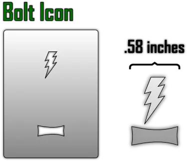 Bolt Icon Airbrush Stencil Png Lightning