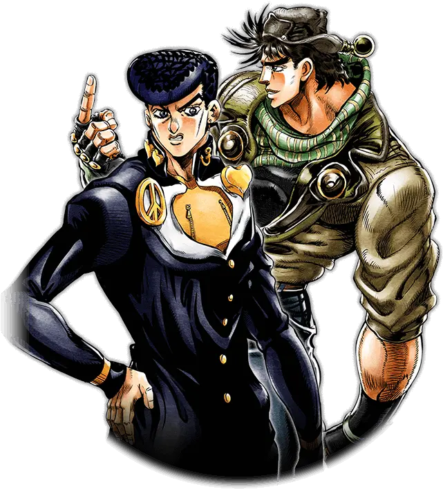 Josuke Higashikata And Joseph Joestar Joseph Joestar Jonathan Joestar Png Joseph Joestar Png