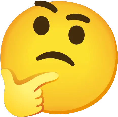 Thinking Face Emoji Emoji Pensando Png Thinking Face Emoji Transparent