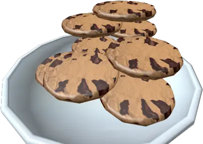 Grandmas Lovely Plate Of Cookies Chocolate Chip Cookie Png Plate Of Cookies Png