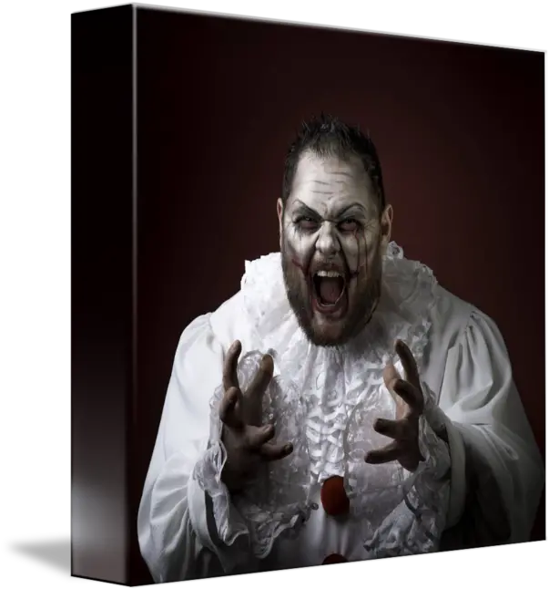 Scary Evil Clown By Sergii Zarev Stock Photography Png Scary Clown Png