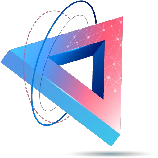 Build A Digital Brand With Our 3d Triangle Logo Of Technology Vertical Png Triangle Icon