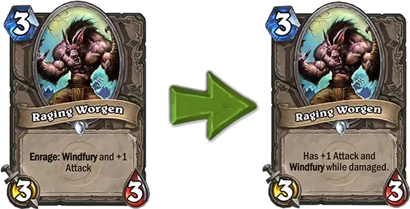 The Enrage Keyword Is Being Removed From Hearthstone News Tempo In Card Game Png Hearthstone Png