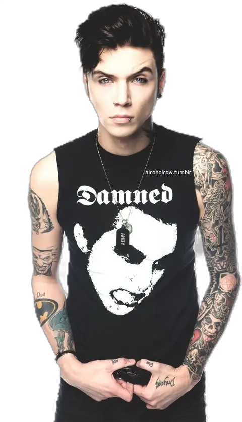 Black Veil Brides Andy Biersack 2016 Damned Png Andy Biersack Png