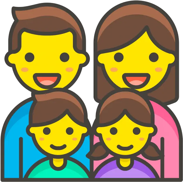 Hd Family Man Woman Girl Boy Emoji Fam 1135744 Png Familia Emoji Png Woman Transparent