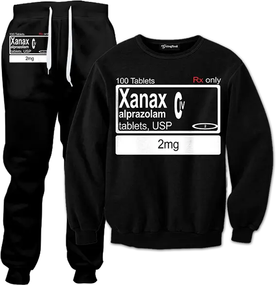 Xanax Tracksuit Getonfleek Weed Tracksuit Png Xanax Png