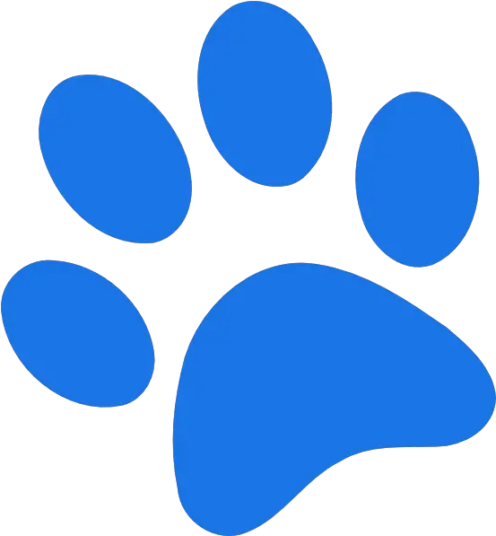 Blues Clues Png Dog Paw Clipart Light Blue Png Paw Print Transparent