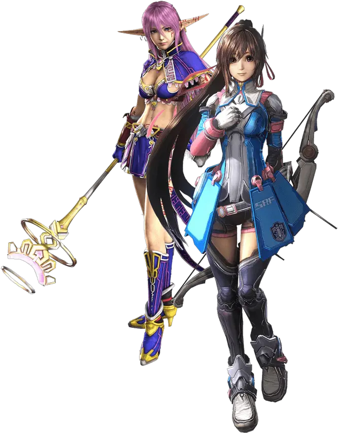 Star Ocean Duo Transparent Png Star Ocean The Last Hope Reimi Ocean Png