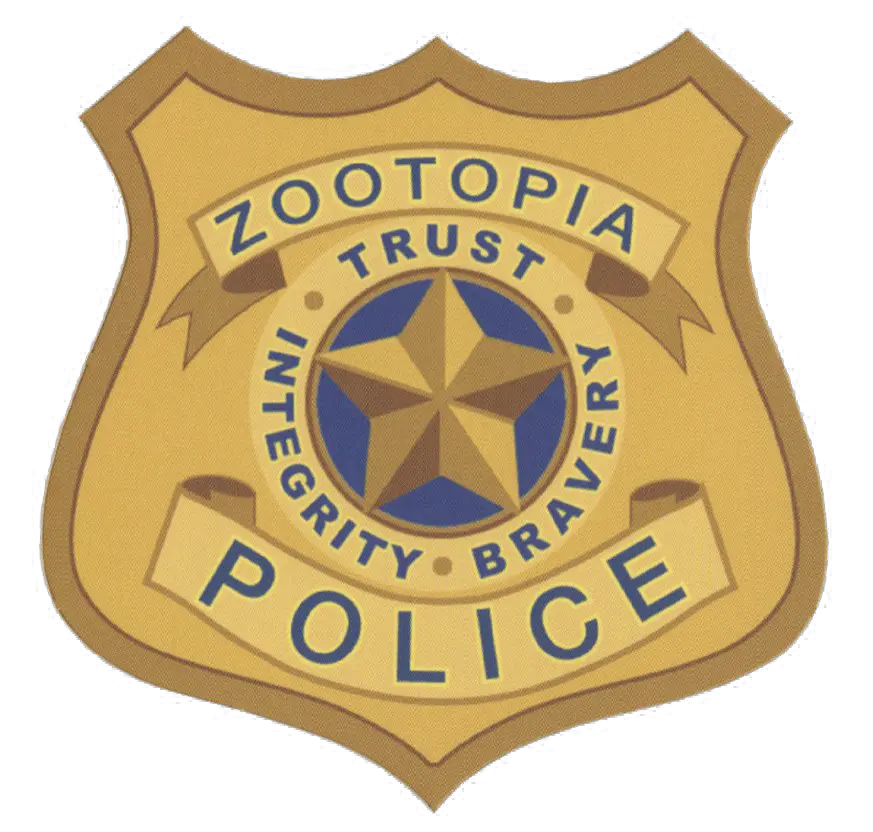 Badge Png Police Badge Png Transparent Zootopia Police Great Northeast Athletic Conference Zootopia Png