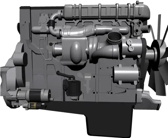 Detroit Dd15 Engine Icube Ttu Solid Png Icon Detroit