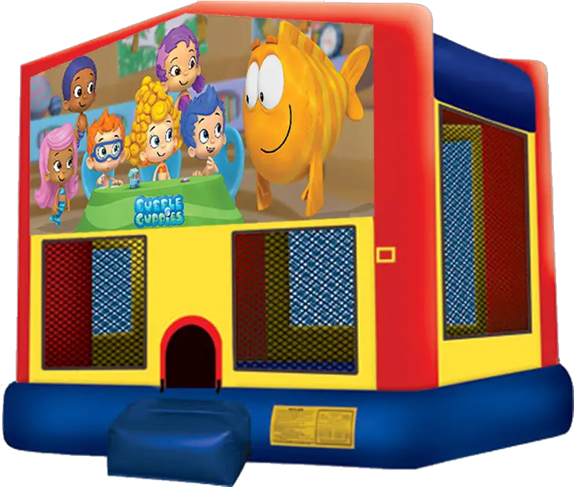 Bubble Guppies Bounce House Jumper Cars 3 Bounce House Png Bubble Guppies Png