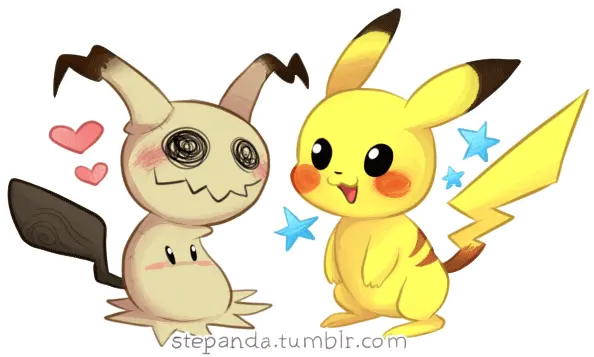 Download Hd Katelehn Mimikyu And Pikachu Gif Transparent Mimikyu And Pikachu Gif Png Pikachu Gif Transparent