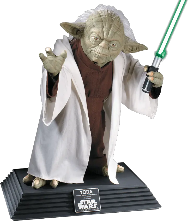 Zoom Life Size Yoda Statue Png Yoda Png