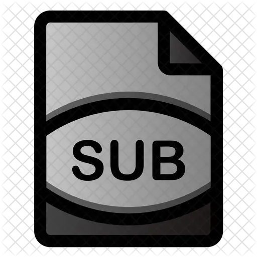 Sub File Icon Icon Png Sub Png