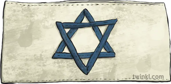 Ghetto Armband Illustration Does The Star And Moon Mean Png Nazi Armband Png