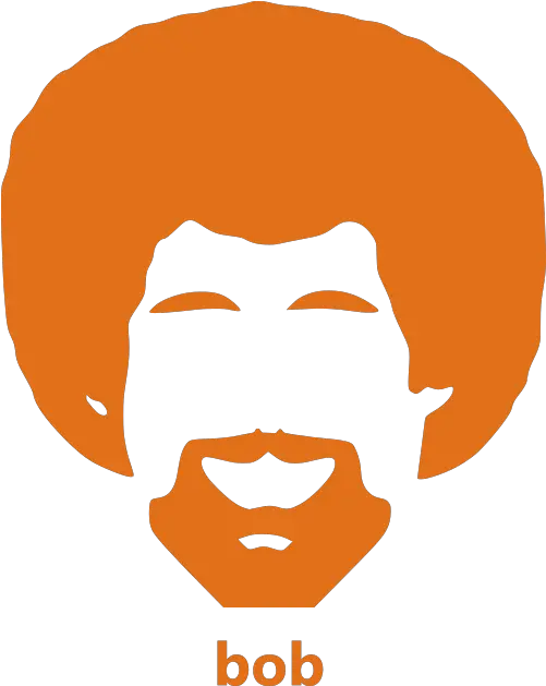 Bob Ross Clip Art Outline Bob Ross Drawing Png Bob Ross Png