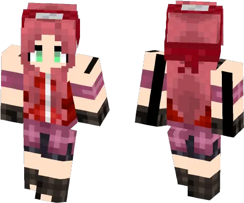 Download Sakura Naruto Minecraft Skin For Free Naruto Characters Skin Minecraft Png Sakura Naruto Png