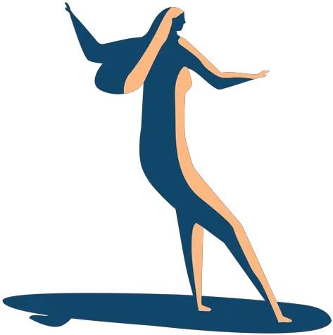 Pin Illustration Png Surfer Png