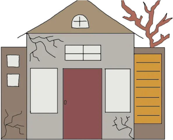 Old House Clipart Abandoned House Clipart Png House Cartoon Png