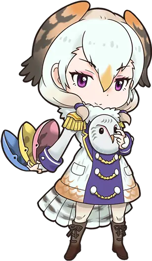 Barn Owl Japari Library The Kemono Friends Wiki Barn Owl Kemono Png Barn Owl Png