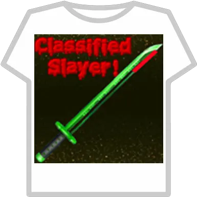 Classified Slayer Logo T Shirt Old Roblox Cool Math Games Roblox T Shirt Png Slayer Logo Png