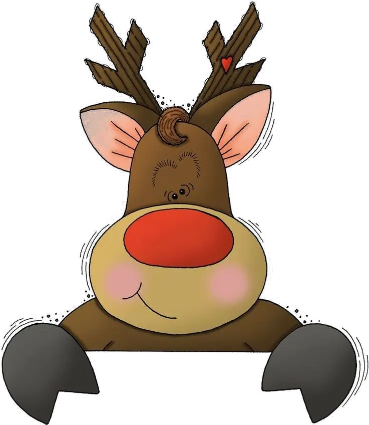 Rudolph Christmas Free Png Image Arts Free Reindeer Clipart Rudolph Nose Png