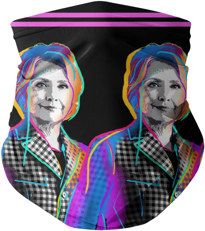 Fierce Political Women Tartan Png Hillary Clinton Face Png