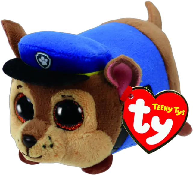 Paw Patrol Chase The Shepherd Dog Teeny Tys Ty Paw Patrol Chase Png Paw Patrol Chase Png