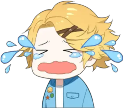 Mystic Messenger Stickers Mystic Messenger Yoosung Crying Emoji Png Zen Icon Mystic Messenger