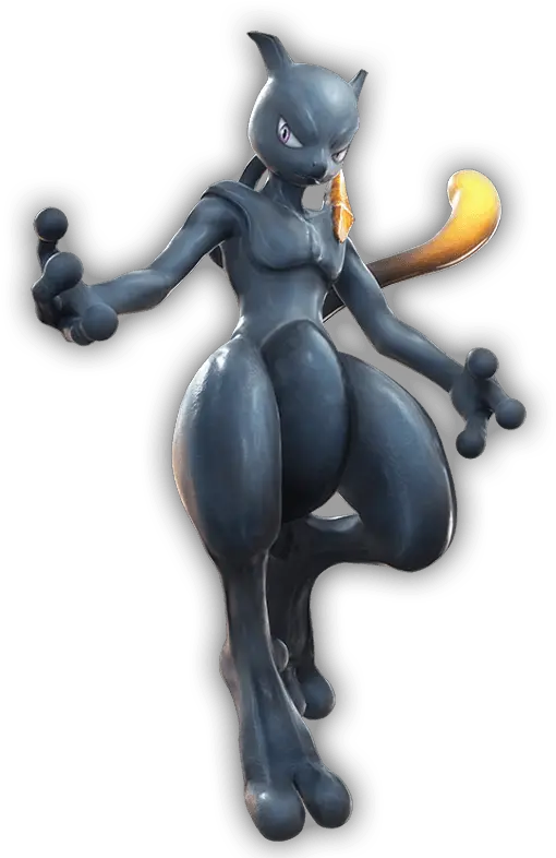 Hq Render Of Shadow Mewtwo Shadow Mewtwo Pokken Png Mewtwo Transparent