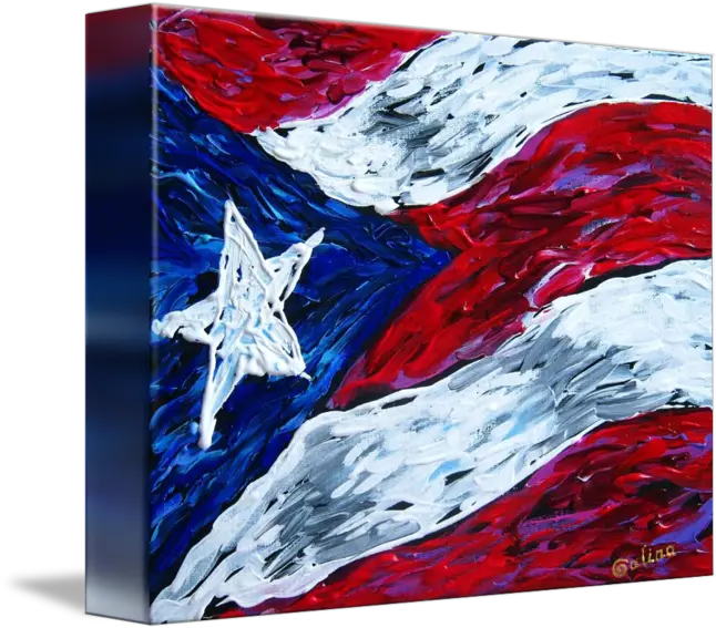 Puerto Rican Flag By Galina Victoria Horizontal Png Puerto Rican Flag Png