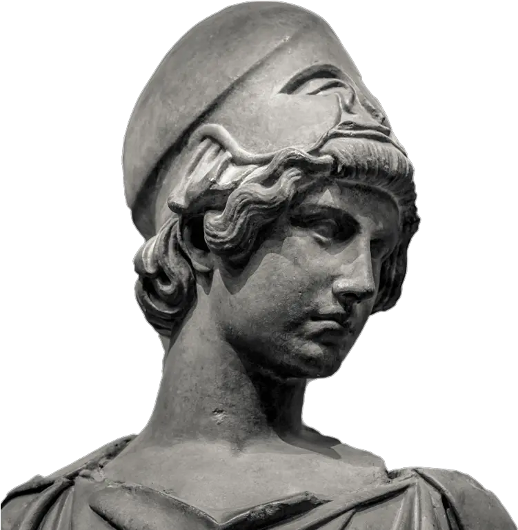 Ammon Sixth Ancient Athena Statue Png Greek Bust Png