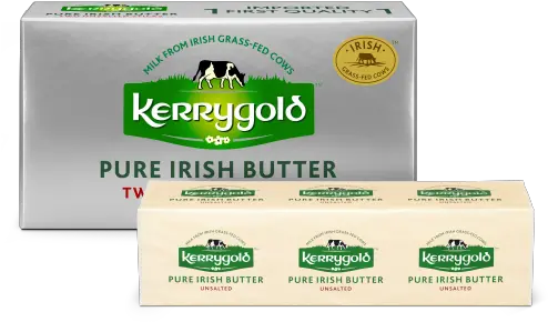 Unsalted Butter Sticks Kerrygold Usa Kerry Gold Salted Butter Png Stick Of Butter Png